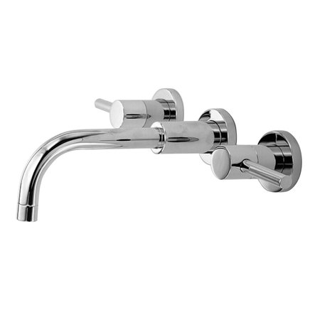 NEWPORT BRASS Wall Mount Lavatory Faucet in Polished Brass Uncoated (Living) 3-1501/03N